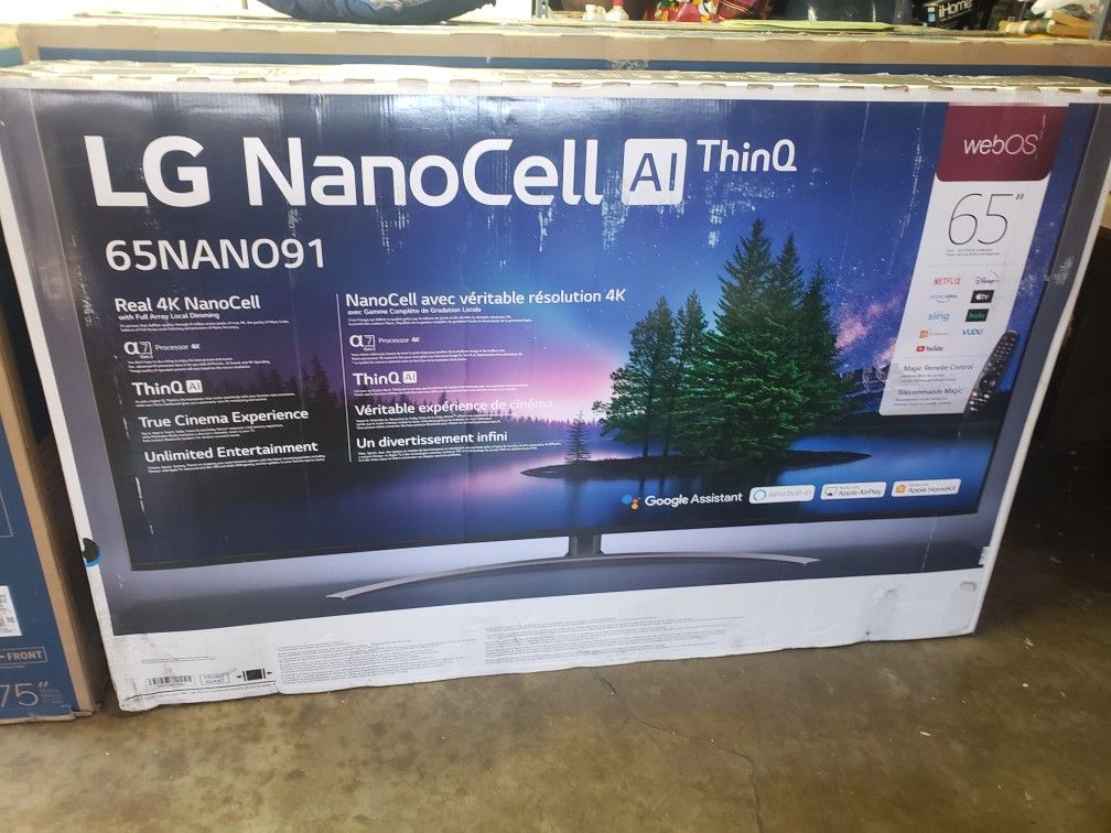Tv LG 65", Nano91, Smart, Webos, 4k, Excellent