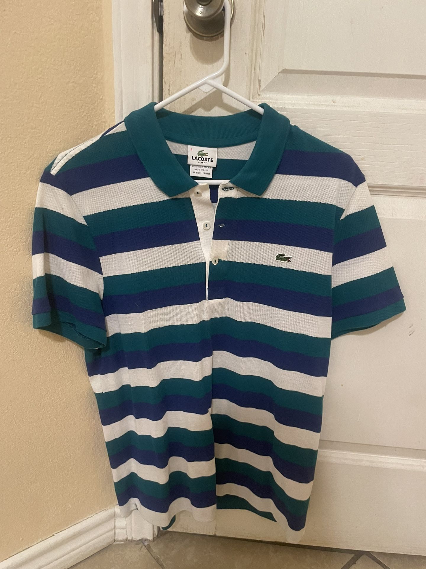 Lacoste Men’s Polo Shirt Size 5