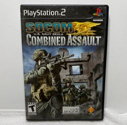 Socom U.S. Navy Seals Combined Assault PS2 Complete CIB PlayStation 2