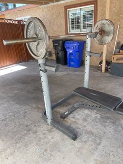 Squat and chest bench
