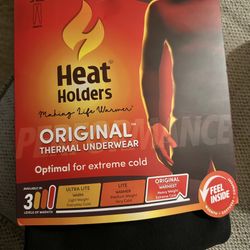 HEAT HOLDERS MENS THERMAL UNDERWEAR WARMEST LEVEL SZ SMALL BRAND NEW