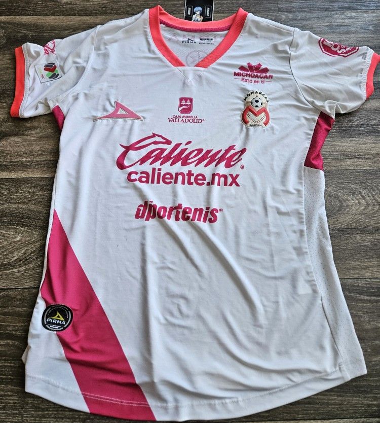 Pirma Monarcas Morelia 2018 Cancer Awareness Month Jersey Women's Medium