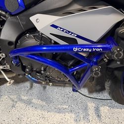 MT-10/FZ-10 Crash Cage Blue