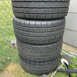 4 almost NEW TIRES 255/40