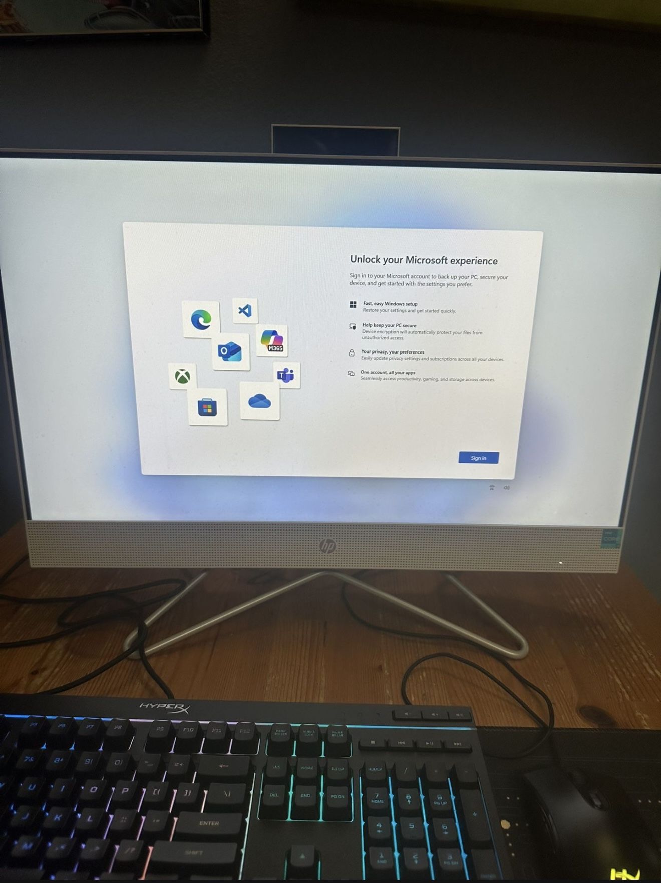 HP All In One Desktop 