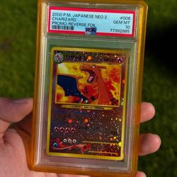 Charizard Neo 2 reverse Holo PSA 10 Vintage Pokemon Card 
