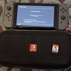 Nintendo Switch OLED With Case And Games 