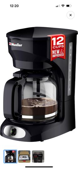 Mueller 12 Cup Drip Coffee Maker Auto Off