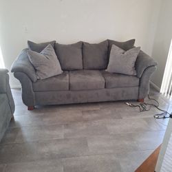 Gray Couch And Loveseat