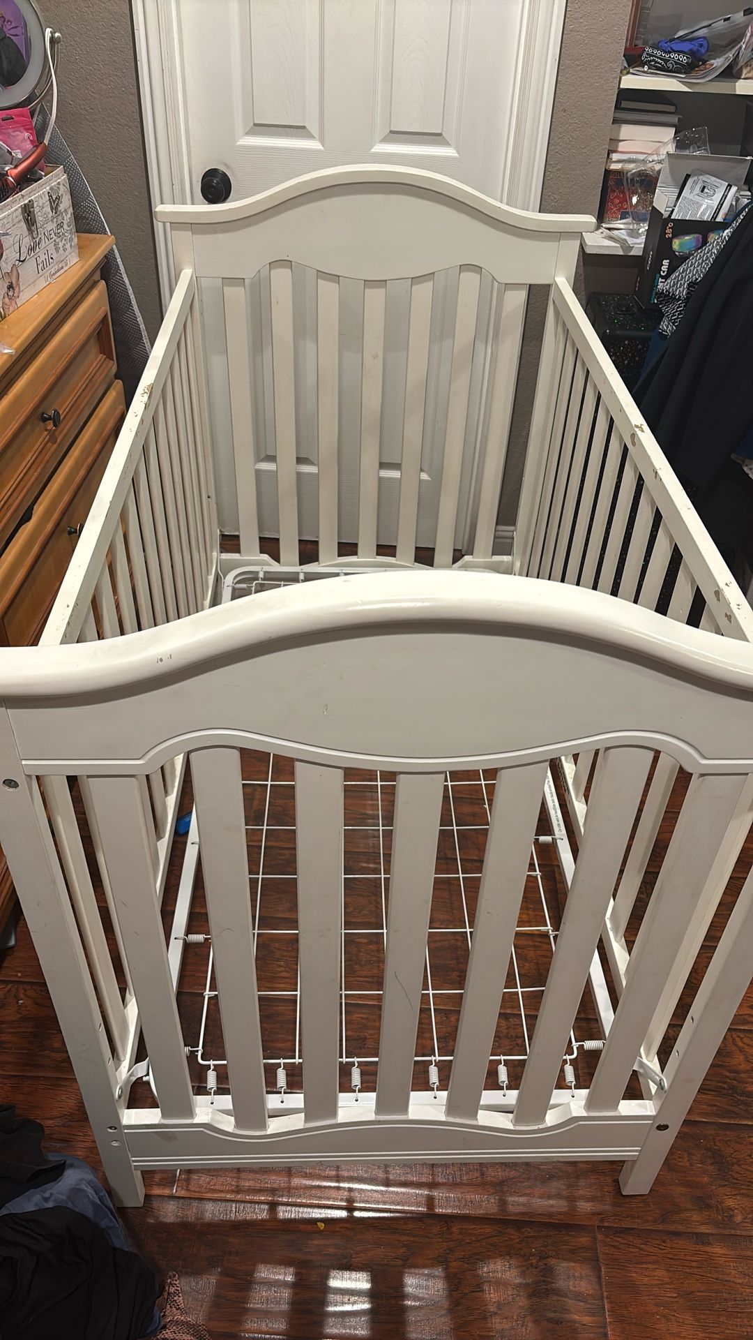 White Baby Crib