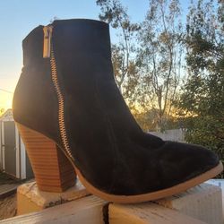 Women's Black Booties - Size 9