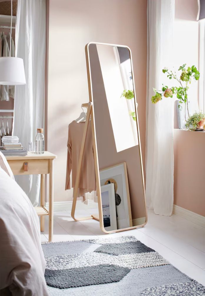 Wood/Oak Long Mirror