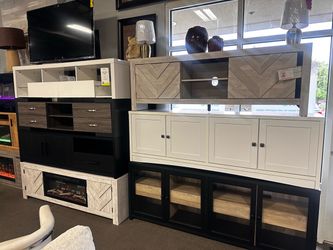 Stunning tv stands! Starting at $299 🚨🔥