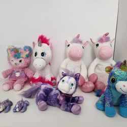 Unicorn Plush Soft Toy Stuffed Animal Lot

