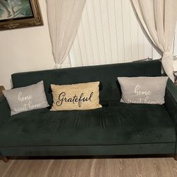 Sofa Verde, Semi Nuevo.