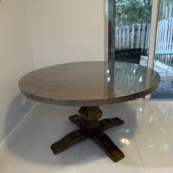 Wood table With Cover