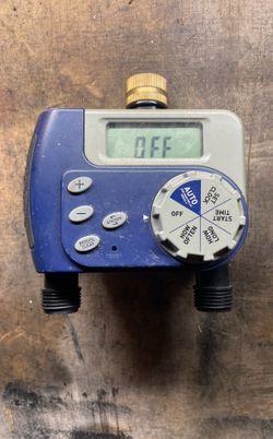 Orbit 27133 2-Outlet Hose Watering Timer (2 Outlet Brass) - Dual Outlet Timer for Efficient Garden Irrigation
