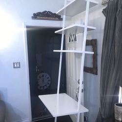 DESK WITH SHELVES 