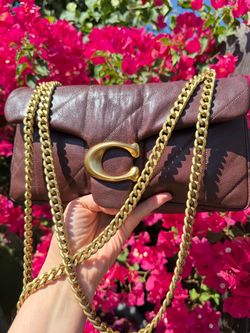 Coach soft quilted tabby 26