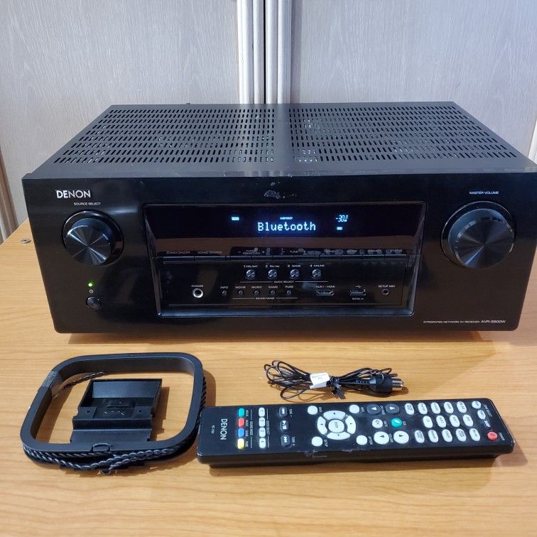 Denon Bluetooth  AVR S900W  Integrated Network AV Receiver  Remote Control  AM FM Antennas  24 Hours Test Period 6