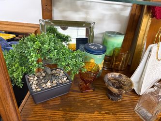 Artificial Bonsai Tree in Ceramic Pot