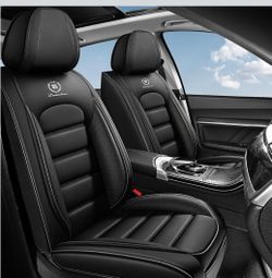 (Brand New Factory Sealed)  for 2017 Ford Escape, Waterproof Nappa Leather Car Seat Covers for All-Weather Protection(Black Full Set) /A23-CA-5212