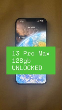 iPhone 13 Pro Max 128gb UNLOCKED