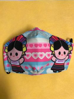 Face masks 5 for 20 cotton elastic nose adjustable Cubrebocas