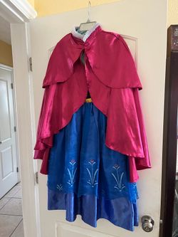 Frozen Anna Princess Dress with Cape  size 7-8. from Disney store