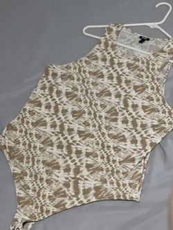 Express Bodysuit Top Blouse Size XL