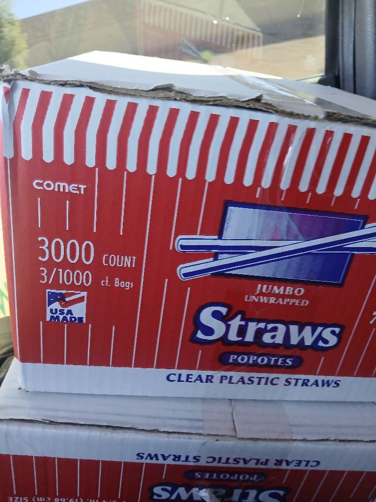 6000 Straws For Restaurant Or Food Service