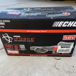 New echo electric blower 56v comes with battery and charger asking $200 thanks
