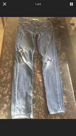 Excellent Condition Abercrombie Kids Distressed Jeans Size 14