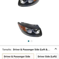 halogen Parking Lamp headlights left + rigth Pair hyundai santa fe 2007-2012