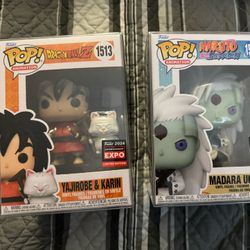 Dragon Ball Z And Naruto Funko Pop Mint 
