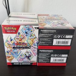 Pokemon : Scarlet & Violet Prismatic Booster Bundles