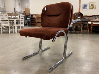 DOUGLAS FURNITURE 1970’s Tubular Chrome Cantilever Armchair