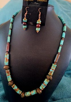 Turquoise and Copper set