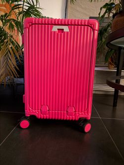 Nobl Zipperless Aluminum Frame Carry-on Suitcase