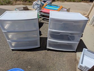 Sterilite Plastic Drawers 