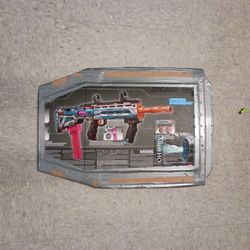 Durable Cardboard DuckTape Hot glue kids shield.