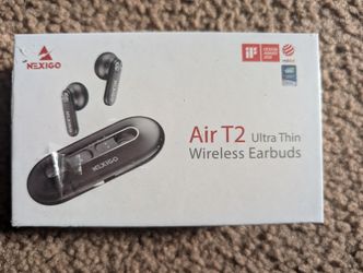 NexiGo Air T2 Ultra-Thin Wireless Earbuds Sealed/ Brand New