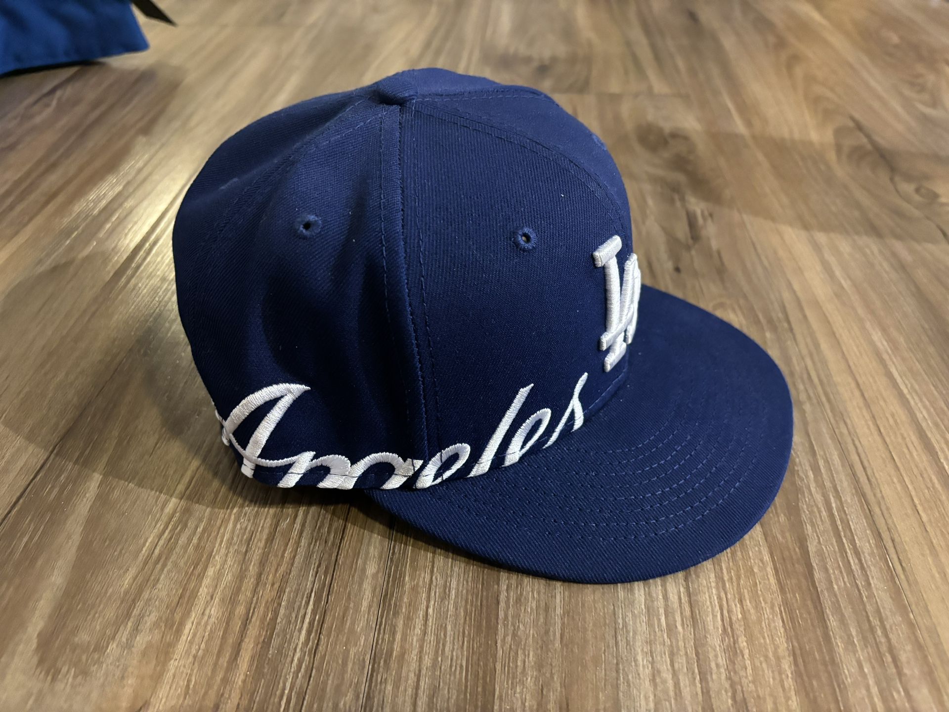Los Angeles Dodgers New Era Fitted Hat Size 7 1/2 