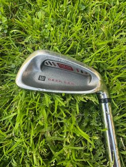Wilson Deep Red Golf Club 5 Iron With Fluid Feel Urethane And Fat Shaft Excellent Condition