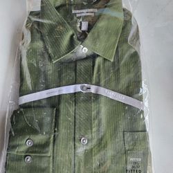 Men's Green Dress Shirt