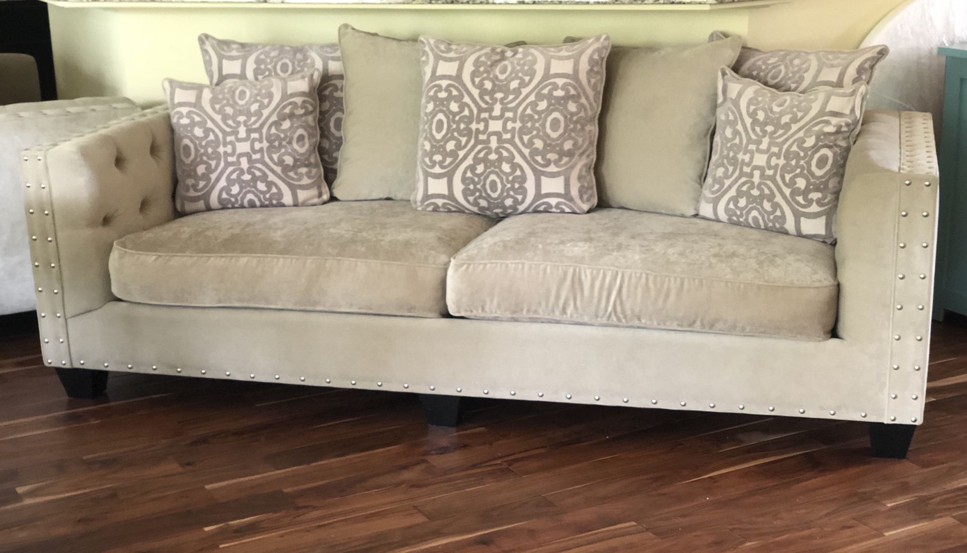 Oversized Couch and matching Loveseat