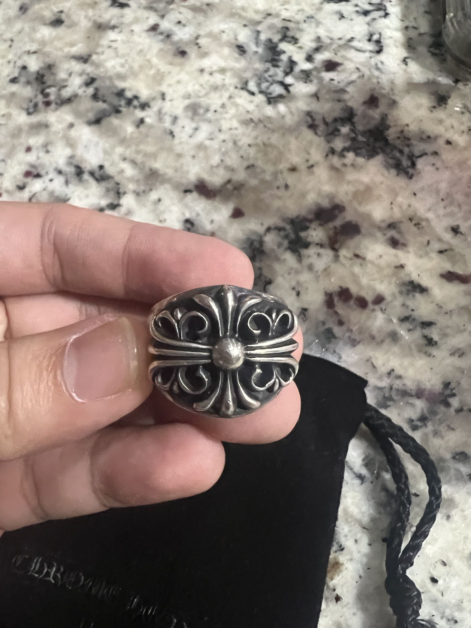 Chrome Hearts Keeper Ring Size US 11