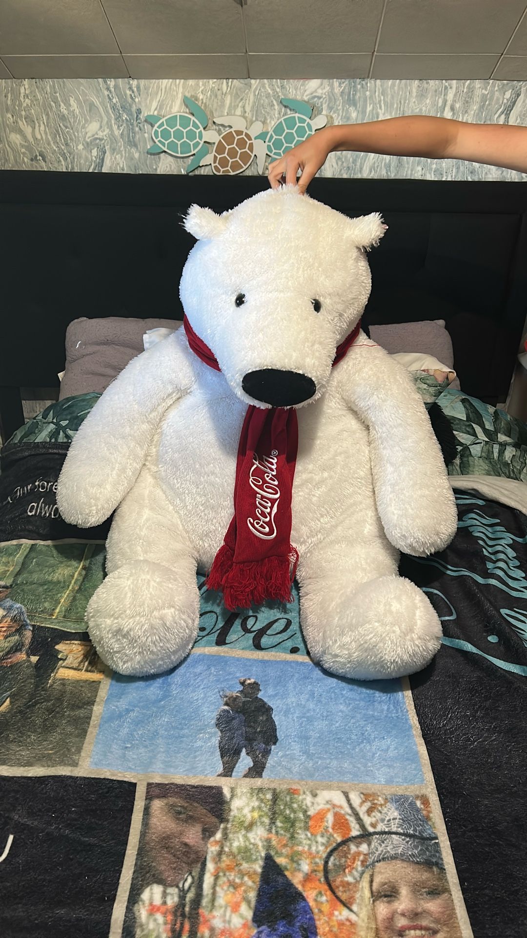 Extra large Coca-Cola bear