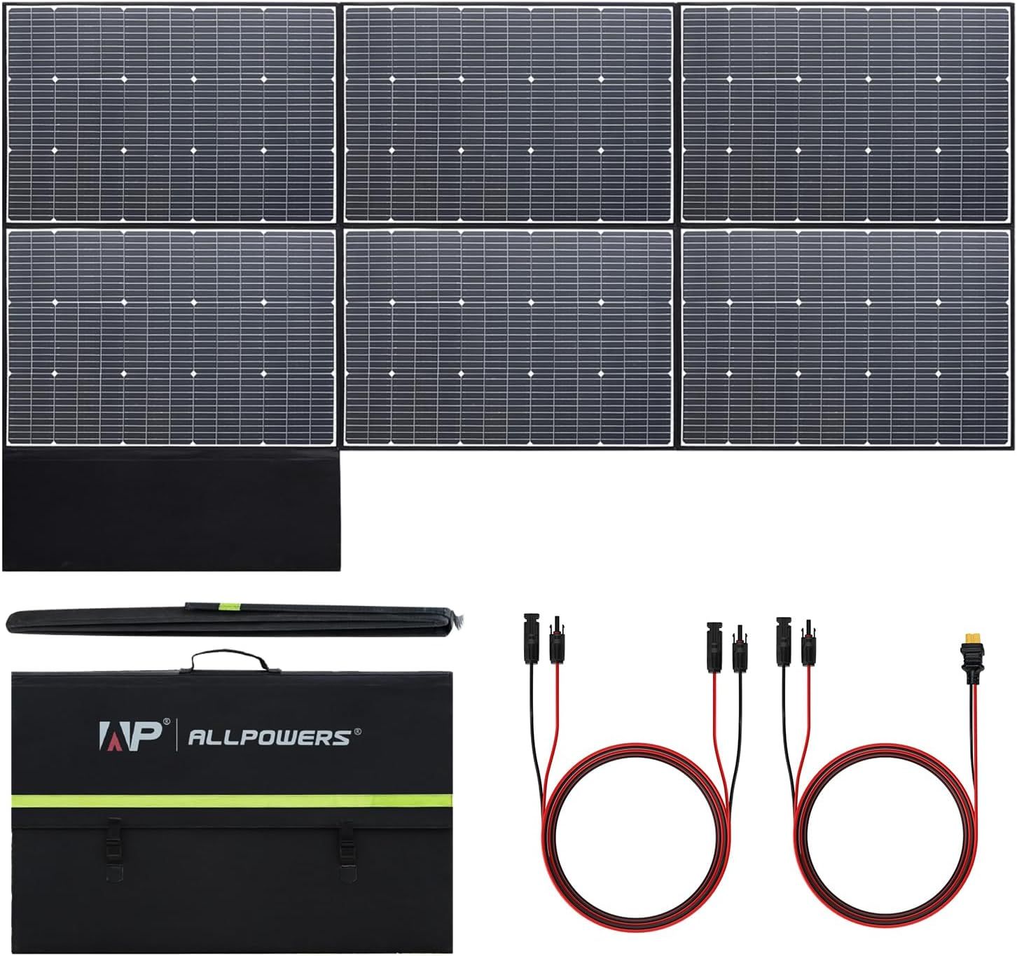 ALLPOWERS SP039 600W Monocrystalline Portable Solar Panel Waterproof