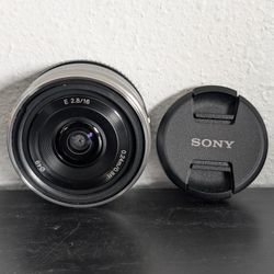 Sony E 16mm F2.8 AF Wide Angle Lens